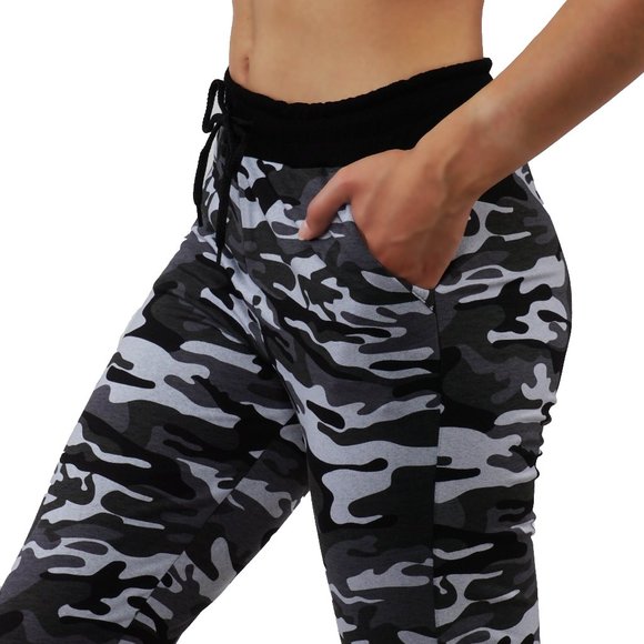 Fit Division Pants - Camouflage Joggers Sweatpants with Pockets